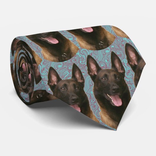 belgische malinois stropdas (Opgerold)