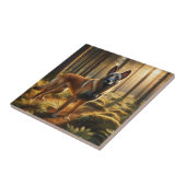Belgische Malinois Tegeltje (Zijkant)