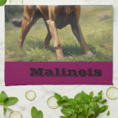 Belgische Malinois Theedoek (Gevouwen)