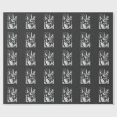 Belgische Malinois Thin Blue Line Police Dog Cadeaupapier (Vlak)