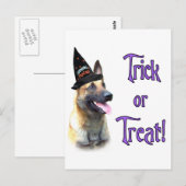 Belgische Malinois Trick Briefkaart (Voorkant / Achterkant)