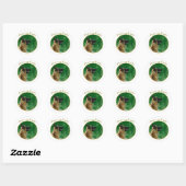 Belgische Malinois Vrede Ronde Sticker (Vel)