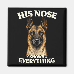 Belgische malinois werkende hond liefhebber design magneet
