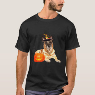 Belgische Malinois Witch Pet Halloween Dog Costume T-shirt