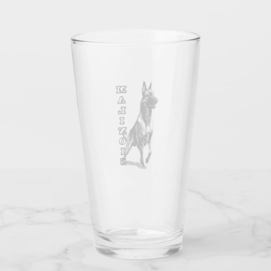 Belgische Malinois zijn de beste Glas (Achterkant)