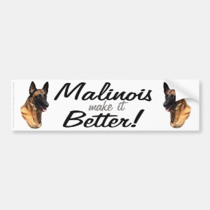 Belgische Malinoisbumpersticker Bumpersticker