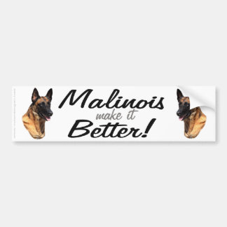 Belgische Malinoisbumpersticker Bumpersticker