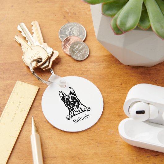 Belgische Malinoishond Sleutelhanger (Bureau)