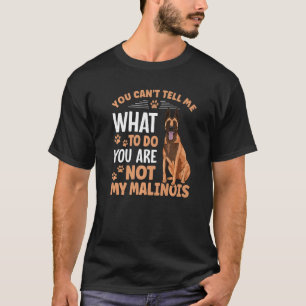 Belgische malinoishond voor de eigenaar van het be t-shirt