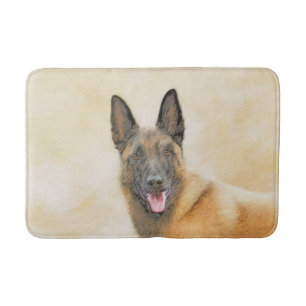Belgische Malinoisschildering - Kute Original Dog Badmat