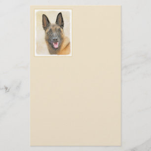 Belgische Malinoisschildering - Kute Original Dog Briefpapier