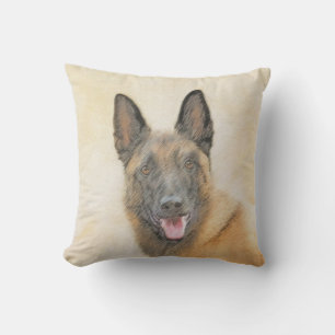 Belgische Malinoisschildering - Kute Original Dog  Buitenkussen