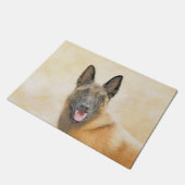 Belgische Malinoisschildering - Kute Original Dog  Deurmat (Schuin)