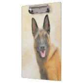Belgische Malinoisschildering - Kute Original Dog  Klembord (Links)