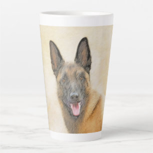 Belgische Malinoisschildering - Kute Original Dog  Latte Mok