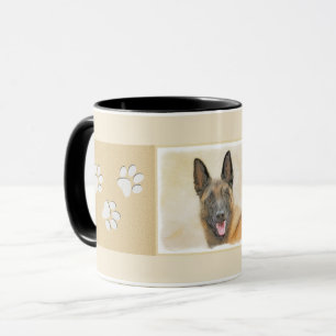 Belgische Malinoisschildering - Kute Original Dog  Mok
