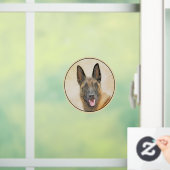 Belgische Malinoisschildering - Kute Original Dog Raamsticker (Huis)