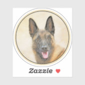 Belgische Malinoisschildering - Kute Original Dog  Sticker (Vel)