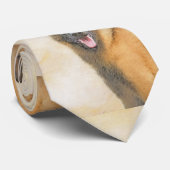 Belgische Malinoisschildering - Kute Original Dog  Stropdas (Opgerold)