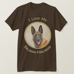 Belgische Malinoisschildering - Kute Original Dog  T-shirt