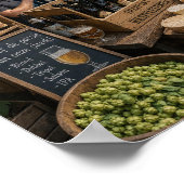 Belgische markt bierproeverij scene poster (Hoek)