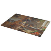 Belgische Mechelaar Kookt in Keuken Snijplank (Hoek)