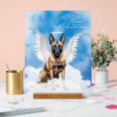 Belgische Mechelse Engel met Naam Pet Memorial Acryl Bord (Huwelijk)
