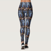 Belgische Mechelse Hond grillig Halloween schilder Leggings (Achterkant)