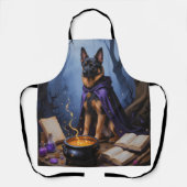 Belgische Mechelse Hond grillig Halloween schilder Schort (Voorkant)