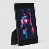 Belgische Mechelse Honden Belgisch Mechelaar T-shi Fotoplaat (Zijkant)