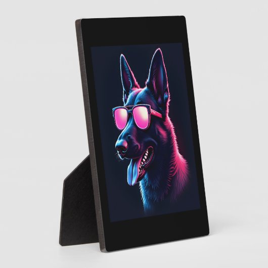 Belgische Mechelse Honden Belgisch Mechelaar T-shi Fotoplaat (Zijkant)