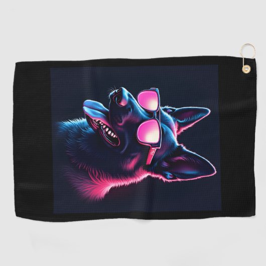 Belgische Mechelse Honden Belgisch Mechelaar T-shi Golfhanddoek (Horizontaal)