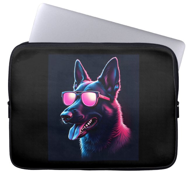 Belgische Mechelse Honden Belgisch Mechelaar T-shi Laptop Sleeve (Voorkant)