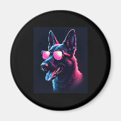 Belgische Mechelse Honden Belgisch Mechelaar T-shi Magneet (Voorkant)