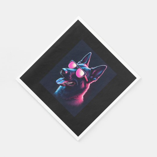 Belgische Mechelse Honden Belgisch Mechelaar T-shi Servet (Hoek)