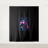 Belgische Mechelse Honden Belgisch Mechelaar T-shi Wandkleed (Voorkant)