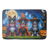 Belgische Mechelse Honden Pompoen Halloween Grappi Badmat (Voorkant)