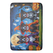 Belgische Mechelse Honden Pompoen Halloween Grappi Badmat (Voorkant Verticaal)