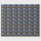 Belgische Mechelse Honden Pompoen Halloween Grappi Cadeaupapier (Vlak)