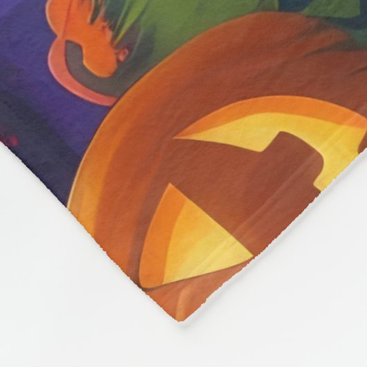 Belgische Mechelse Honden Pompoen Halloween Grappi Fleece Deken (Hoek)