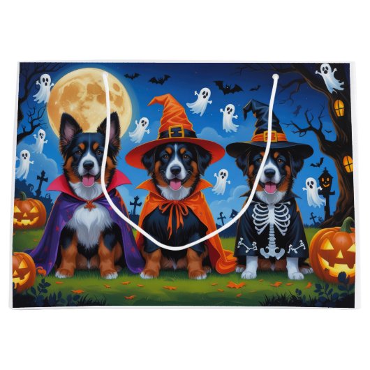 Belgische Mechelse Honden Pompoen Halloween Grappi Groot Cadeauzakje (Voorkant)