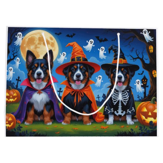 Belgische Mechelse Honden Pompoen Halloween Grappi Groot Cadeauzakje (Achterkant)