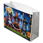 Belgische Mechelse Honden Pompoen Halloween Grappi Groot Cadeauzakje (Achterkant Gekanteld)