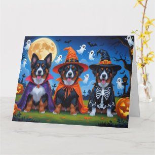 Belgische Mechelse Honden Pompoen Halloween Grappi Kaart