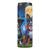 Belgische Mechelse Honden Pompoen Halloween Grappi Thermosbeker (Achterkant)