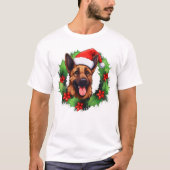 Belgische Mechelse Kerstkrans T-shirt (Voorkant)