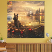 Belgische Mechelse Kerstreis Canvas Afdruk (Insitu (Woonkamer))