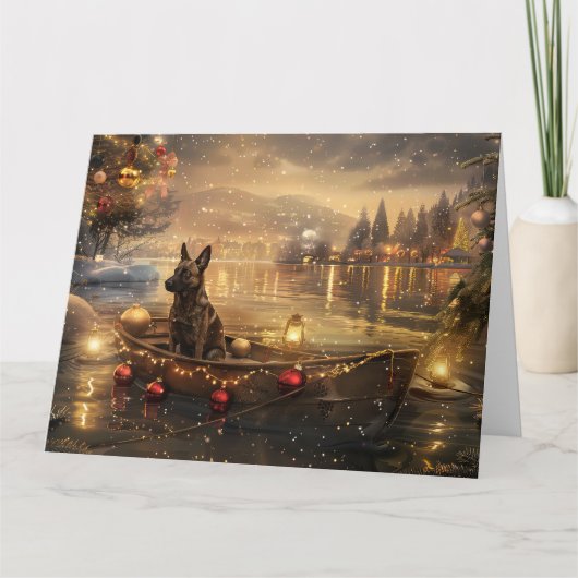 Belgische Mechelse Kerstreis Kaart (Voorkant)