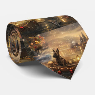 Belgische Mechelse Kerstreis Stropdas