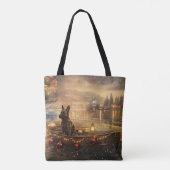 Belgische Mechelse Kerstreis Tote Bag (Achterkant)
